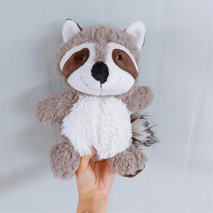 Gray Cute Lovely Raccoon Plush Toy, Soft Stuffed Pillow Animal Doll - Plushies