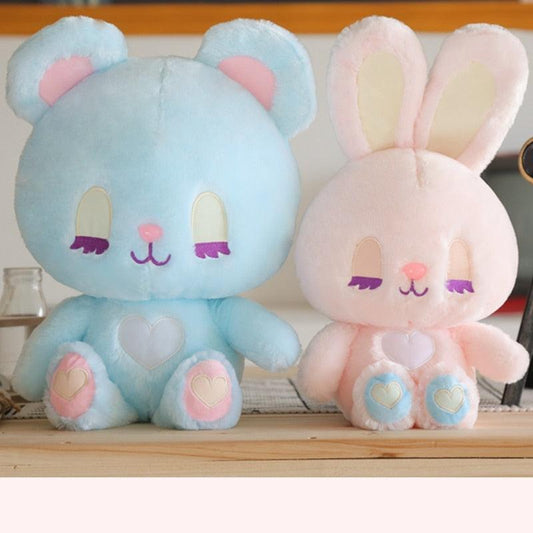 Long Lash Rabbit Bear Girl Plush Toy - Plushies