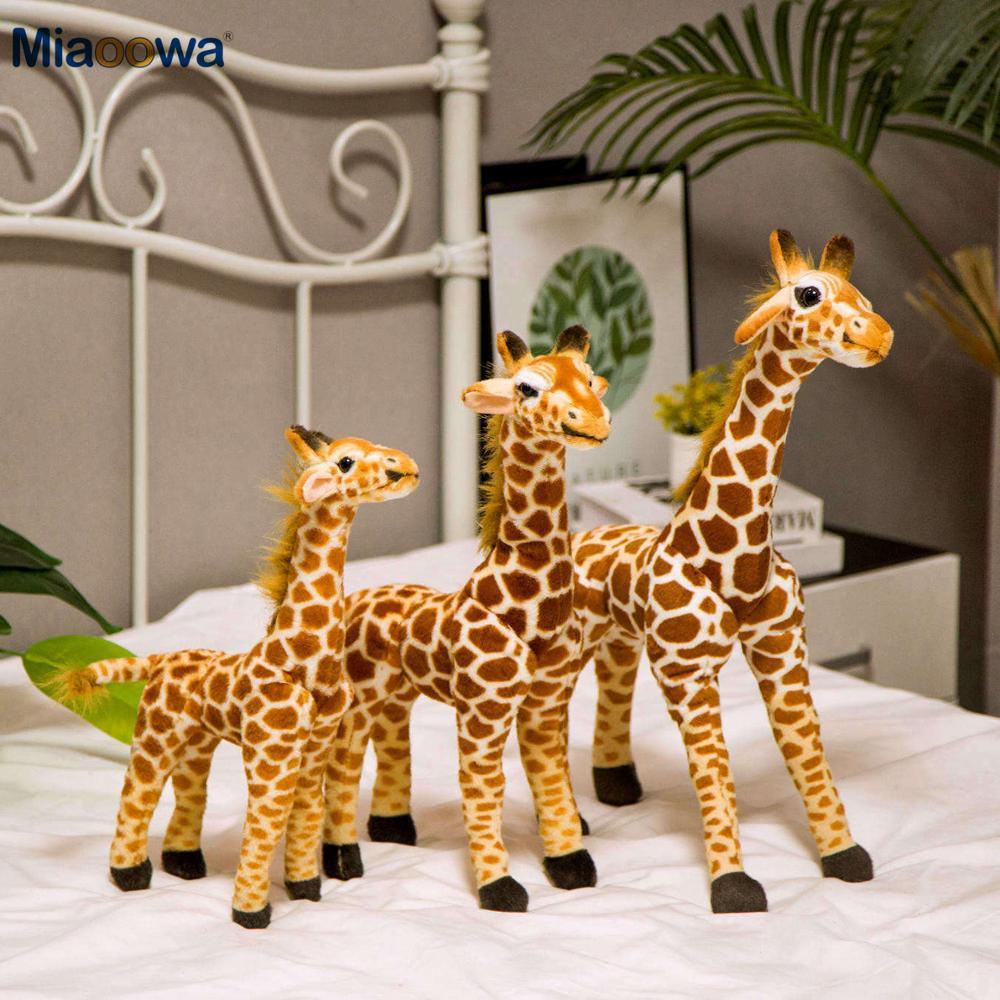 14" - 21" Cute Real Life Giraffe Plush Toys for Children - Plushies