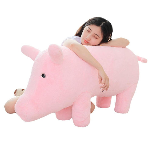 43'' Giant Simulation Pig Lifelike Plush Stuffed Swine Toy - Plushies