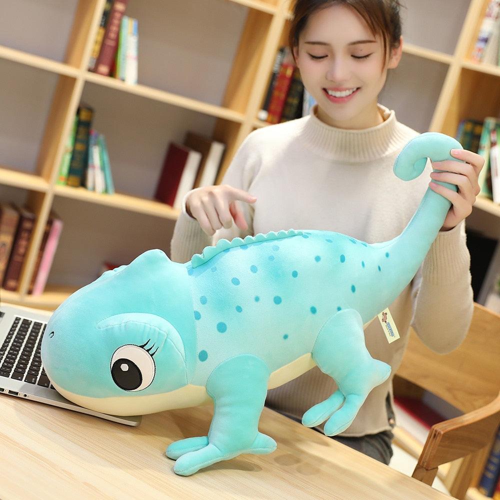 12" - 23.5" Cute Realistic Chameleon Plush Toys for Kids - Plushies
