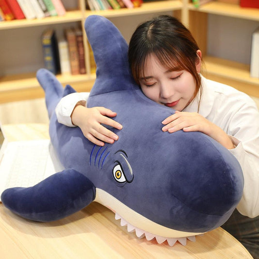 Giant Size Funny Shark Stuffed Doll - Plushies