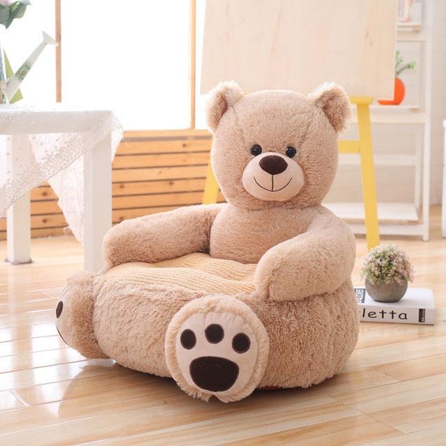 Panda & Teddy Bear Baby Chair Plush Toy - Plushies