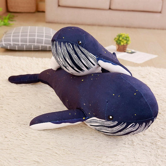 Lifelike Plush Blue Whale - Plushies