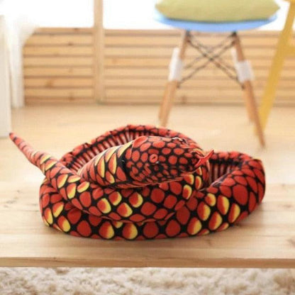 Realistic Python and Boa Constrictor Snake Plushies - Plushies