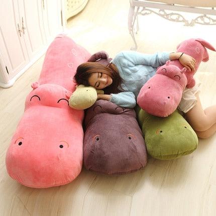 Big Hippos Stuffed Animal Pillows - Plushies