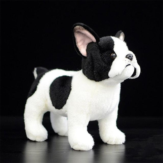 9" Realistic Bulldog Dog Plush Toy - Plushies