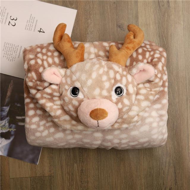 Soft and Funny Animal Cosplay Blanket Cloaks - Plushies