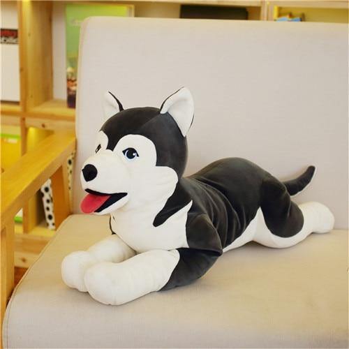 23"  35" / - 60/90cm giant Cartoon Sitting Plush Stuffed Dog Big Toy Husky - Plushies