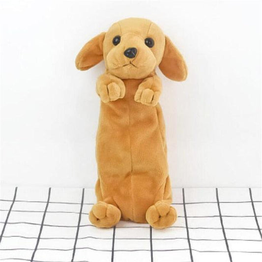 Adorable Golden Retriever Dog Plush Pencil Case - Plushies