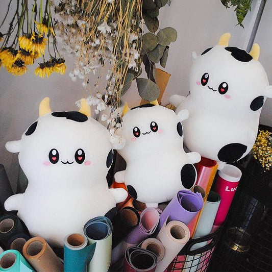 Adorable Animal Cartoon Cows Stuffed Plush Toy - Plushies