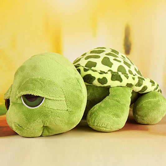 Cute Baby Super Green Big Eyes Turtle Plushie - Plushies