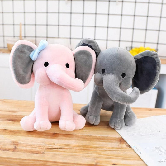 9" Baby Room Sleeping Elephant Plush Toys - Plushies