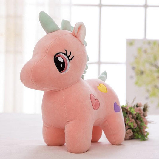 Soft Unicorn Heart Plush Toy - Plushies