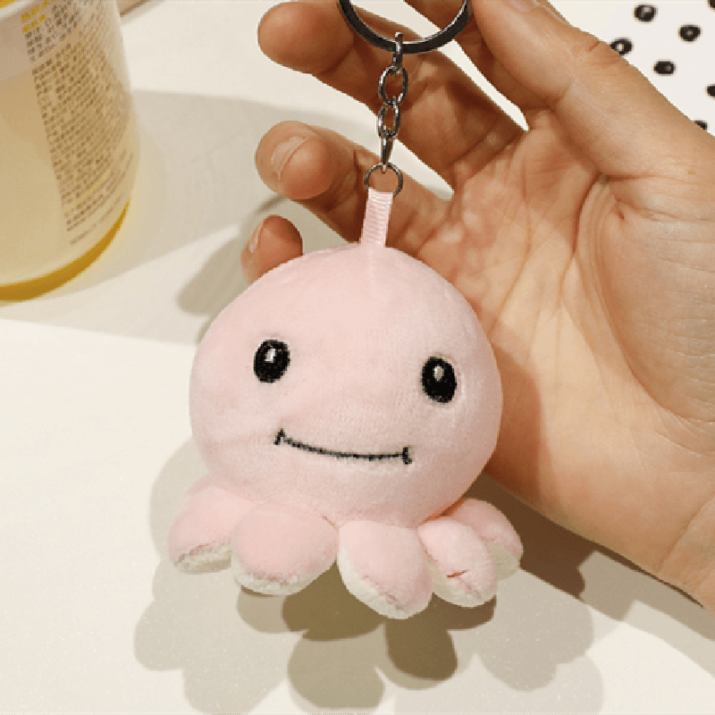 2.4" Cute Octopus Animal Plushie Small Pendant Backpack Hanging Toys - Plushies