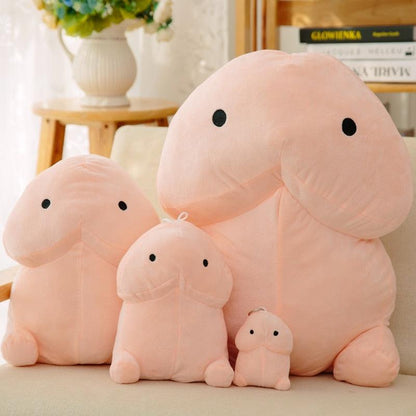 Small Chubby Penis Dick Plush Toys, Great Gag Gifts - Plushies