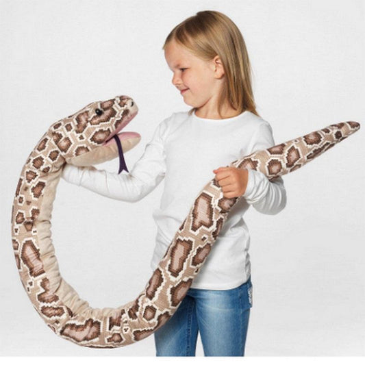 60" Realistic Giant Snake Stuffed Animal Plush Dolls for Kids - Plushies