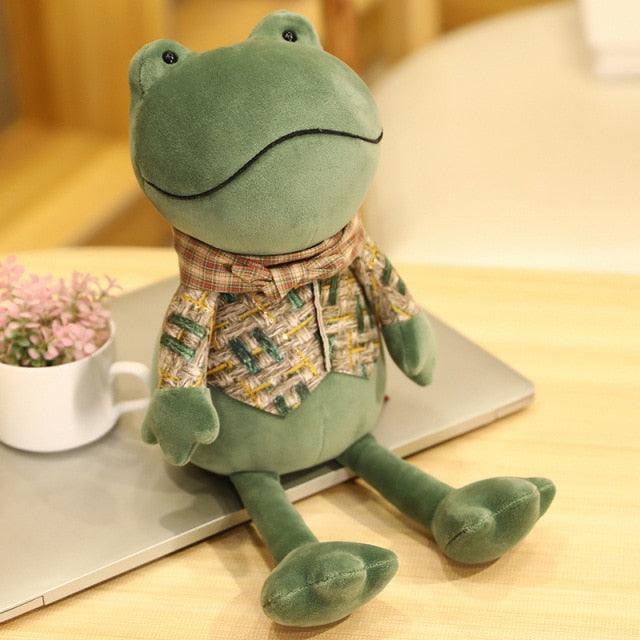 Lovely Kawaii Animals Badger Frog & Hedgehog Plush Toys - Plushies