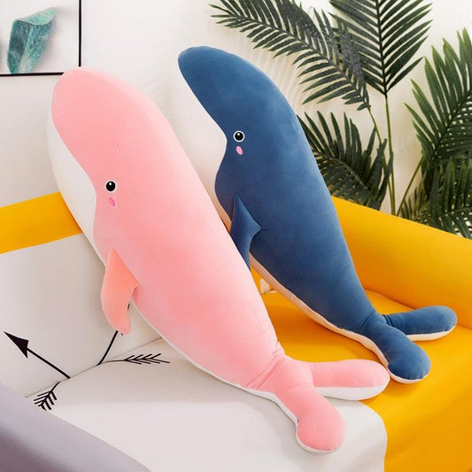 Giant Soft Stuffed Whale Toy - Plushies