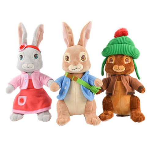 Petering Lily & Ben Rabbit Plush Toys for Kids - Plushies