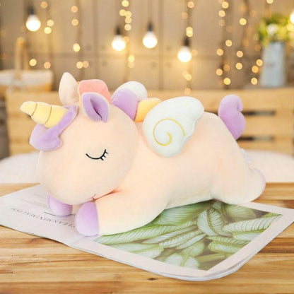 Sleeping Colorful Unicorn Plushies - Plushies
