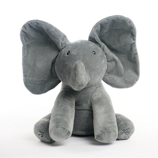 Robots Pet Electric Elephant Toys, Ears Move Music Baby Animal - Plushies