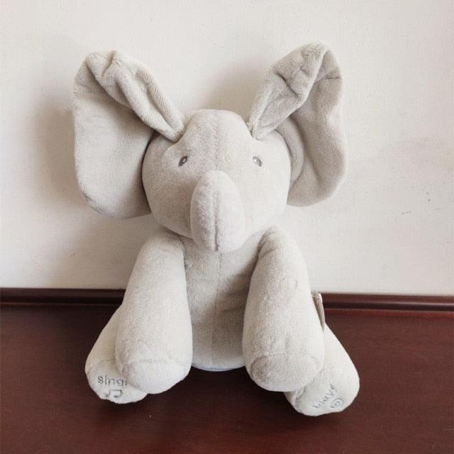 Robots Pet Electric Elephant Toys, Ears Move Music Baby Animal - Plushies