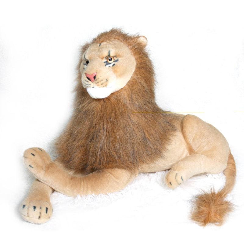Life Size Realistic Lion Real Life Lion Leopard Stuffed Plush Toys - Plushies