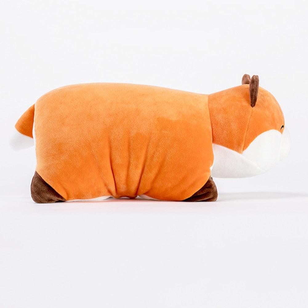 Realistic Cute Crawling Fox Animal Stuffed Plush Doll Cushion Toy - Plushies