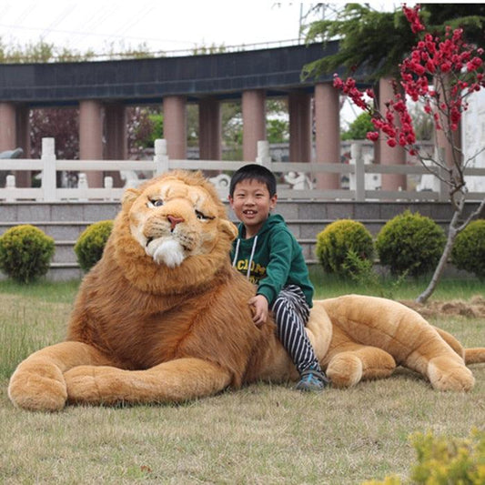 Realistic Giant Lion Plush - Plushies