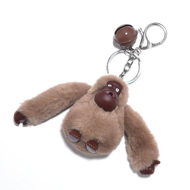 New Plush Fluffy Gorilla key chains - Plushies