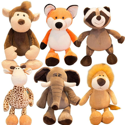 9.5" - 14" Forest Animals Stuffed Plush Dolls for Kids - Plushies