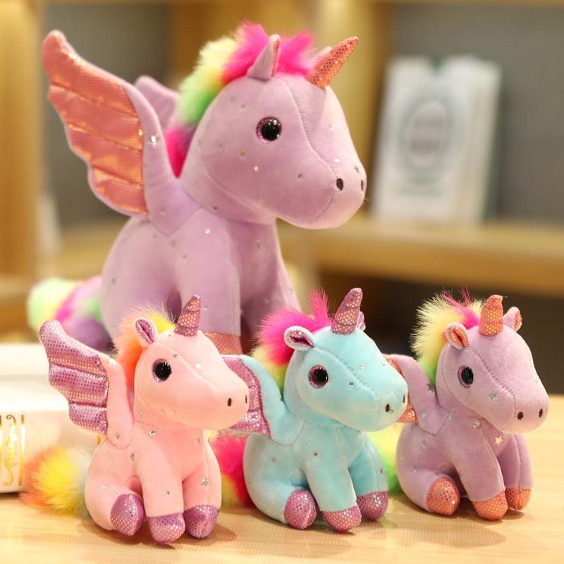 Angel Unicorn Cartoon Plush Key Chain Toys - Plushies