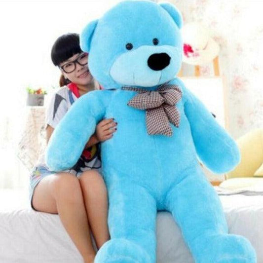 55inch Giant Blue Big Teddy Bear Soft Plush Toy for Children - Plushies