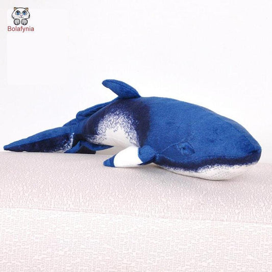 20" Beautiful Realistic Simulated Blue Whale Stuffed Animal Plush Toy - Plushies