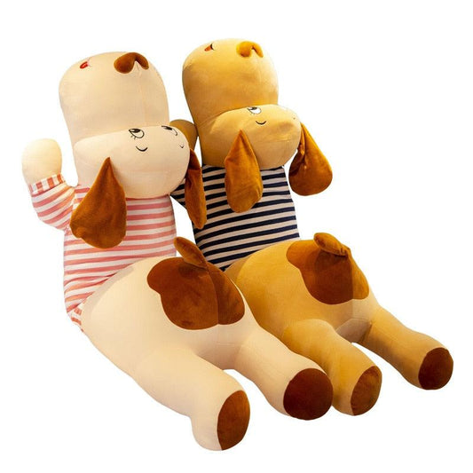 Soft Body Couple Striped Sofa Pillow Big Doll Dog - Plushies