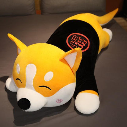 31"-48"Gigantic Long Shiba Inu Dogecoin Dog Sleeping Cushion Plush Toy - Plushies