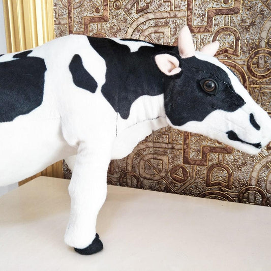 Large Realistic Cow Stuffed Animal Plush Toy - Plushies