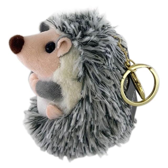 Cute Hedgehog Plush Keychain Mobile Phone Pendant Keyring Toy - Plushies