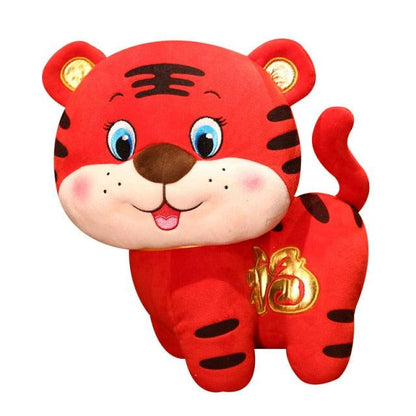 Chinese Mascot Tiger Plush Toy - Plushies