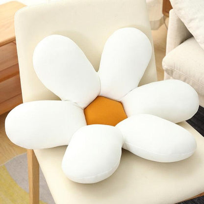 Tulip Sunflower Daisy Flower Pillow Cushion - Plushies