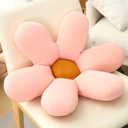 Tulip Sunflower Daisy Flower Pillow Cushion - Plushies