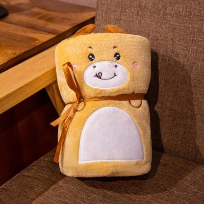 Adorable Cartoon and Animal Character Blankets - Plushies