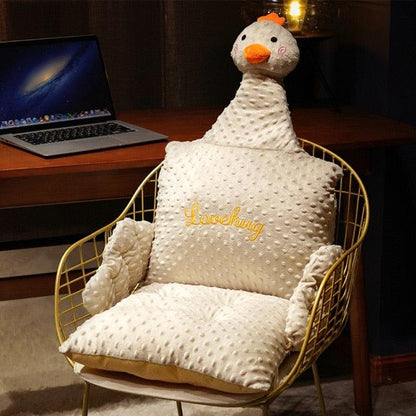 Kawaii Goose Chair Cushion - Plushies
