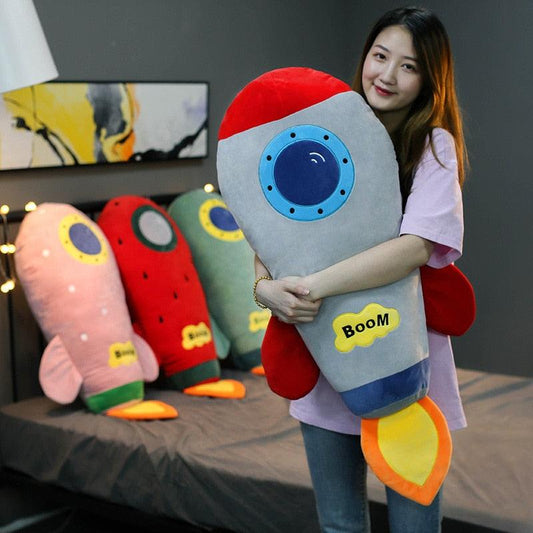 Cool Rocket Pillow Plush Toy - Plushies