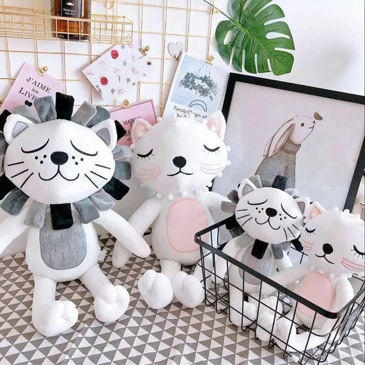 Kawaii Cat & Lion Plush toys - Plushies