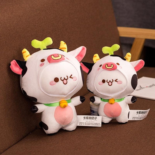 Kawaii Dumpling Toy Cow Stuffed Animal - Plushies
