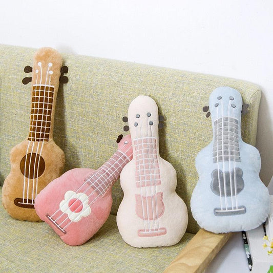 3D Guitar Pillow Plushie Toys - Plushies