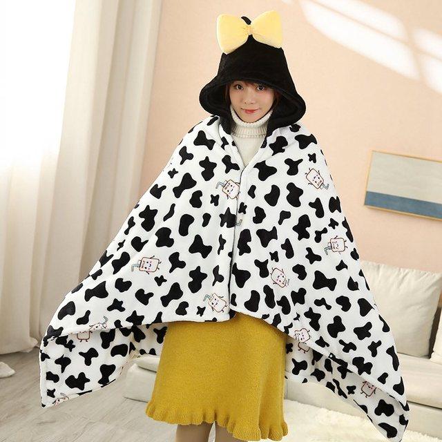Cute Cow &Teddy Bear Plush Blankets - Plushies