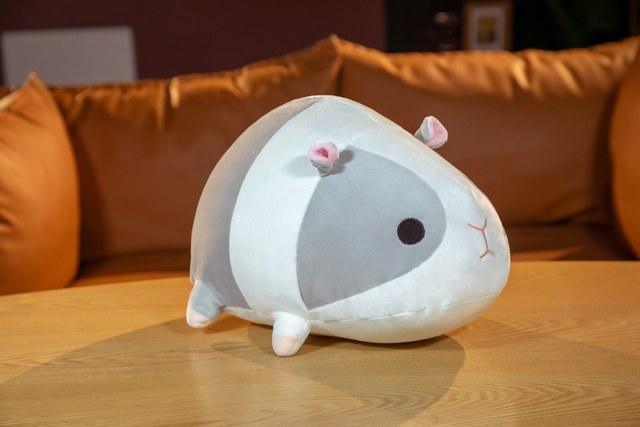 Fat Lying Guinea Pig Plush Pillow - Plushies
